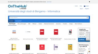Università degli studi di Bergamo - Informatica | Academic Software ...