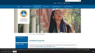 Graduate programs - UCSC International