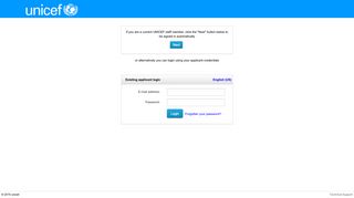 Applicant sign in - unicef - PageUp