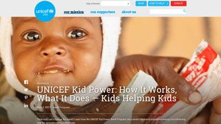 About UNICEF Kid Power Band Program | UNICEF USA