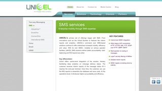UNICEL Technologies | Services - SMS