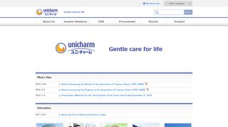 Unicharm Company Information