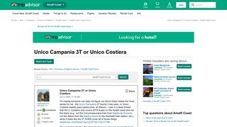 Unico Campania 3T or Unico Costiera - Amalfi Coast Forum - TripAdvisor