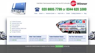 Unicom Insurance Services: Motor Trade Insurance