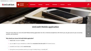UniCredit Mobil Application - UniCredit Bank