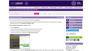 How can I access the Unidays student discount site? - Ask Us