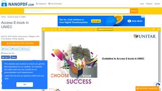Access E-book in UNIEC