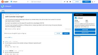 UniFi Controller cloud login? : Ubiquiti - Reddit