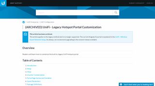 (ARCHIVED) UniFi - Legacy Hotspot Portal Customization – Ubiquiti ...