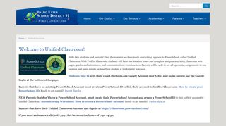 Unified Classroom - Idaho Falls School District 91