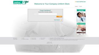Forgot username? - UniFirst Site