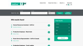 Search our Job Opportunities at UniFirst Corporation