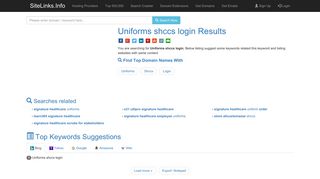 Uniforms shccs login Results For Websites Listing - SiteLinks.Info