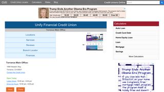 Unify Financial Credit Union - Torrance, CA - Credit Unions Online