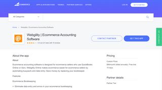 Webgility | Ecommerce Accounting Software | BigCommerce