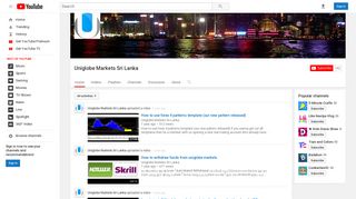 Uniglobe Markets Sri Lanka - YouTube