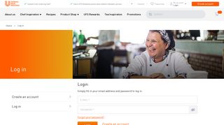 Log in | Unilever Food Solutions