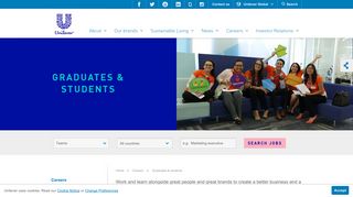 Graduates & students | Careers | Unilever global company website