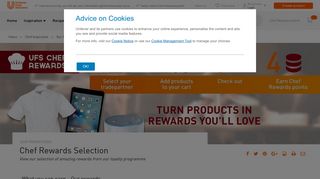 Chef Rewards Selection | Unilever Food Solutions UK
