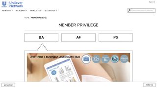 MEMBER PRIVILEGE | Aviance Business - Unilever Network