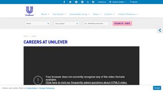 Careers | Unilever global company website