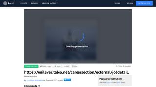 https://unilever.taleo.net/careersection/external/jobdetail. by Eng Hany ...