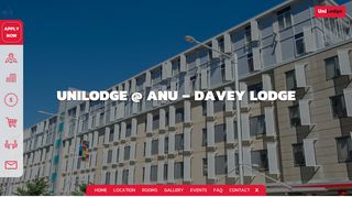 UniLodge @ ANU – Davey Lodge | ANU Apartments Canberra