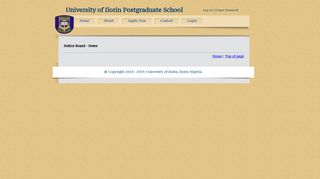 Admissions into Postgraduate Programmes in the 2017/2018 ...