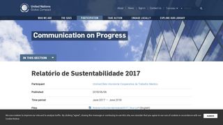 Unimed Belo Horizonte Cooperativa de Trabalho Medico – Relatório ...