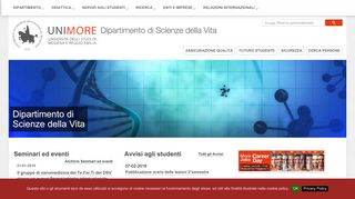 DSV Unimore - Home Page