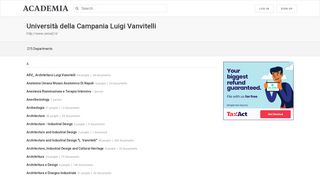 Università della Campania Luigi Vanvitelli - Academia.edu