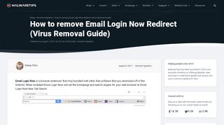 How to remove Email Login Now Redirect (Virus Removal Guide)