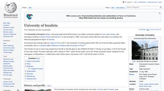 University of Insubria - Wikipedia