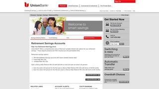Retirement Savings Accounts | IRA Savings Account | Union Bank