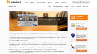 UnionBank of the Philippines - UnionBank Corporate Visa Card