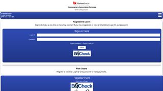 Sign-In – eCheck Payment - Union Bank - Homeowners Association ...
