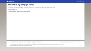 MUFG Union Bank, N.A. - My Mortgage Portal