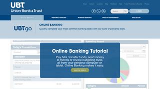 Online Banking | Union Bank & Trust