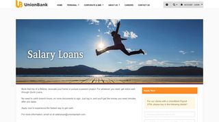 Salary Loans - UnionBank
