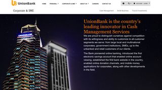 UnionBank of the Philippines - CORPORATE & SME