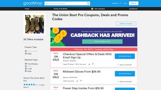 30% Off The Union Boot Pro Coupons, Promo Codes, Jan 2019 ...