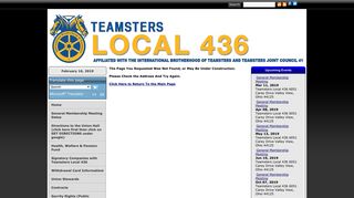 Teamsters Local Union No. 436 | The Union Boot Pro.com