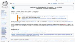Union Central Life Insurance Company - Wikipedia