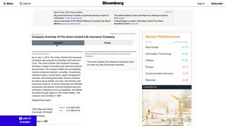 The Union Central Life Insurance Company: Private Company ...