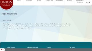 Website log in - Union College