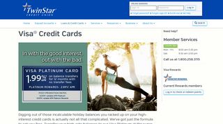 Visa® Credit Cards | TwinStar Credit Union