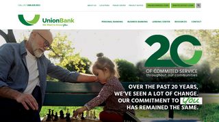 Union Bank: Homepage
