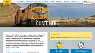UP: Customers - Union Pacific