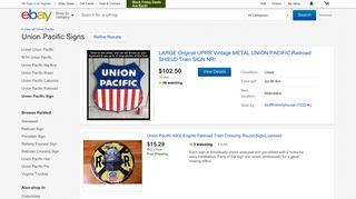Union Pacific Sign | eBay