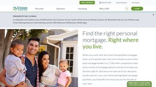 Union Savings personal mortgage loans - Union Savings Bank ...